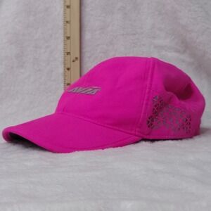 AVIA Neon Pink Running Hat OSFM Reflective Logo Athletic Gym Cap Athleisure
